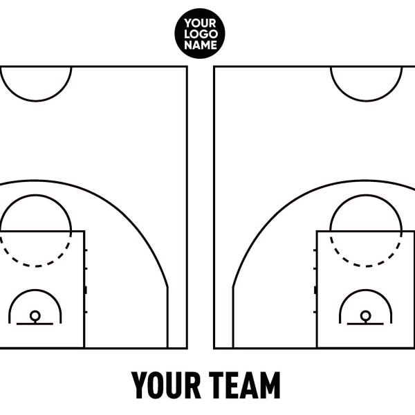 Basketball Double Half-court