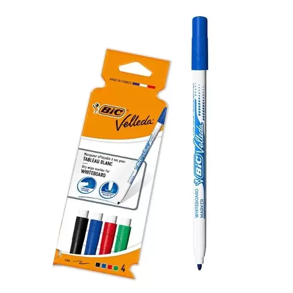 4 whiteboard markers 1.5mm